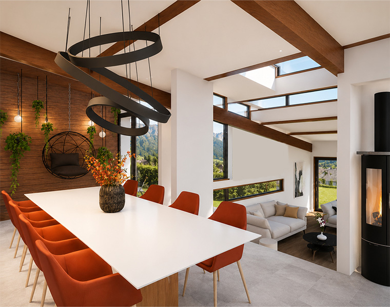 L'aménagement intérieur de cette magnifique maison des années 70 avance à grands pas.