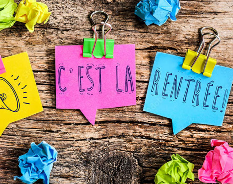 Ce matin, on range les lunettes de soleil et on reprend les crayons. Bonne reprise à tous. 